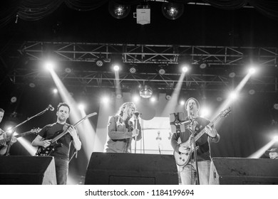 TORONTO, ONTARIO, CANADA - FEBRUARY 12, 2018: GRATEFUL DEAD COVER BAND 'MARS HOTEL' PERFORM AT THE OPERA HOUSE FOR JAKE'S COLLECTION EVENT. 