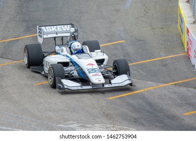 Toronto, Ontario, Canada - July 12 2019: Oliver Askew (28) Indy Lights At The 2019 Honda Toronto Indy