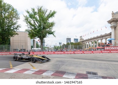 Toronto, Ontario, Canada - July 132 2019: James Hinchcliffe In The 2019 Honda Toronto, Indy