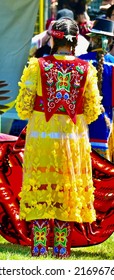 Toronto, Ontario, Canada - June 18, 2022: Indigenous Child Dancers At Indigenous Arts Festival