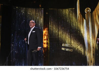 TORONTO, ONTARIO, CANADA - MARCH 11, 2018: Clark Johnson, Winner Of Earle Grey Award, At Canadian Screen Awards. 