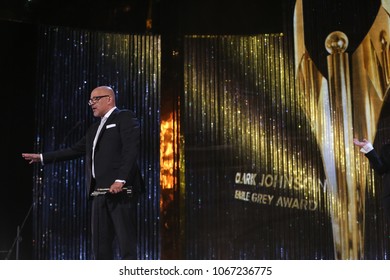 TORONTO, ONTARIO, CANADA - MARCH 11, 2018: Clark Johnson, Winner Of Earle Grey Award, At Canadian Screen Awards. 