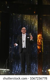 TORONTO, ONTARIO, CANADA - MARCH 11, 2018: Clark Johnson, Winner Of Earle Grey Award, At Canadian Screen Awards. 