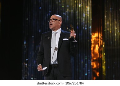 TORONTO, ONTARIO, CANADA - MARCH 11, 2018: Clark Johnson, Winner Of Earle Grey Award, At Canadian Screen Awards. 