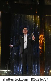 TORONTO, ONTARIO, CANADA - MARCH 11, 2018: Clark Johnson, Winner Of Earle Grey Award, At Canadian Screen Awards. 