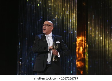 TORONTO, ONTARIO, CANADA - MARCH 11, 2018: Clark Johnson, Winner Of Earle Grey Award, At Canadian Screen Awards. 