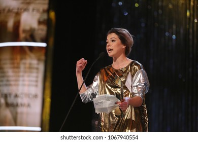 TORONTO, ONTARIO, CANADA - MARCH 11, 2018: Tatiana Maslany, Star Of Orphan Black, At Canadian Screen Awards. 