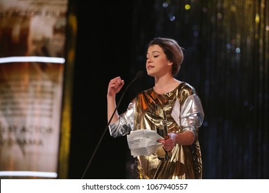 TORONTO, ONTARIO, CANADA - MARCH 11, 2018: Tatiana Maslany, Star Of Orphan Black, At Canadian Screen Awards. 