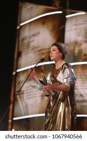 TORONTO, ONTARIO, CANADA - MARCH 11, 2018: Tatiana Maslany, Star Of Orphan Black, At Canadian Screen Awards. 