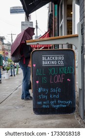 TORONTO, ONTARIO, CANADA - MAY 15, 2020: Sign With Positive Message 