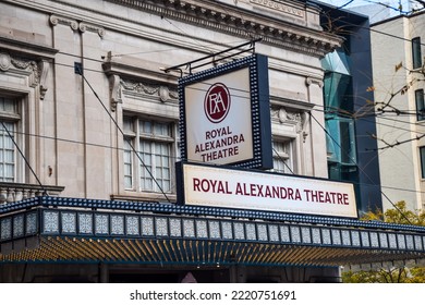 Toronto, Ontario, Canada - October 30, 2022: Royal Alexandra Theatre