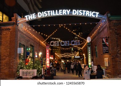 Distillery district christmas market location