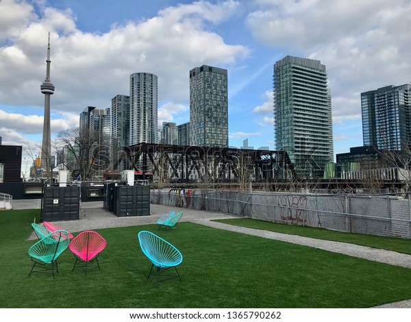 Toronto Ontariocanada April 10 2019 Colourful Stock Photo