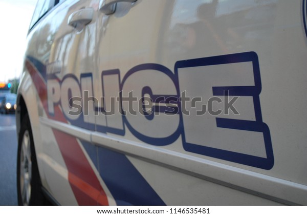 Toronto Police Car on Queen Street - July 27, 2018\
- Toronto, Canada