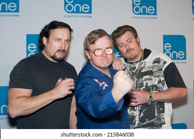 Toronto - September 7, 2014: Entertainment One Toasts 2014 Film Slate At Their TIFF 2014 Party. Jean Paul Tremblay, Mike Smith, And Rob Wells.