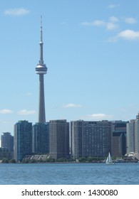 Toronto skyline and CNTower