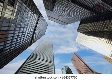 Toronto Skyline In Financial District