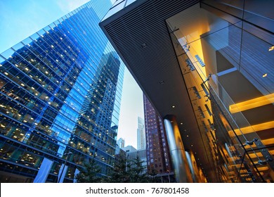 Toronto Skyline In Financial District