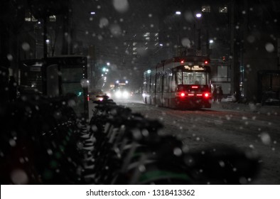 Toronto Streetcar Snow Storm - Powered by Shutterstock