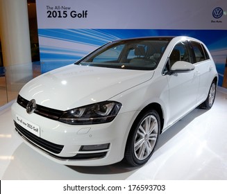 TORONTO-FEBRUARY 14:The all New 2015 Volkswagen Golf is the 7th generation Golf  at the 2014 Canadian International Auto Show on February 14, 2014 in Toronto          