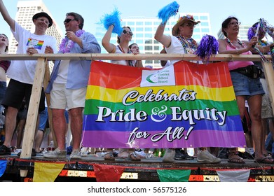 TORONTO-JULY 04: Toronto District School Board Celebrates Pride & Equity For All At Pride Parade In Toronto, July 04, 2010