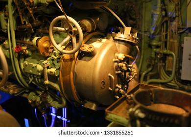 Torpedo Tube On Old Submarine