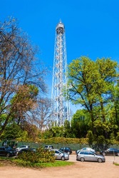 Torre Branca Tower Is An Iron Panoramic Tower Located In Parco Sempione The Main City Park Of Milan In Italy