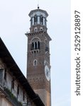 The Torre dei Lamberti is an 84 m high tower in Verona, northern Italy.