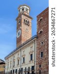 Torre dei Lamberti is an 84 m high tower in Verona, northern Italy.