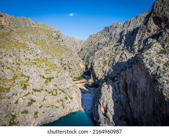 Torrent de Pareis, Sa Calobra, Majorca, Balearic Islands, Spain - Shutterstock ID 2164960987