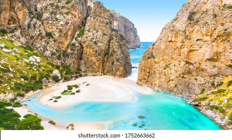 Torrente de Pareis, island of Mallorca, Balearic islands, Spain - Shutterstock ID 1752663662