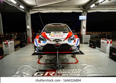 TORSBY, SWEDEN - FEBRUARY 13, 2020: Number 17, Sébastien Ogier And Navigator Julien Ingrassia From France Competing In A Toyota Yaris WRC In The WRC Rally Sweden 2020.