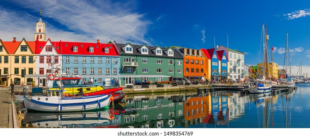 Torshavn - die Hauptstadt der Färöer, Dänemark.