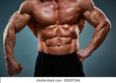 Torso Attractive Male Body Builder On Stock Photo 505931929 