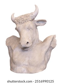 Torso and head of the Minotaur, second half 1st century AD, from a 5th century BC Greek model.