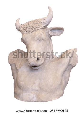 Torso and head of the Minotaur, second half 1st century AD, from a 5th century BC Greek model.