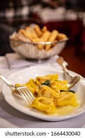 Tortellini At A Luxury Restaurant In Bologna
