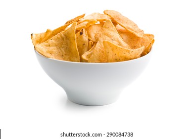 The Tortilla Chips In Bowl