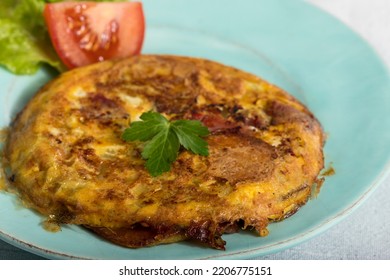 Tortilla Espanola On A Plate