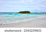 Tortuga Bay beach on Santa Cruz Island, Galapagos Islands, Ecuador.