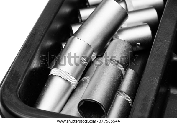 torx socket wrench\
in the black tools box.
