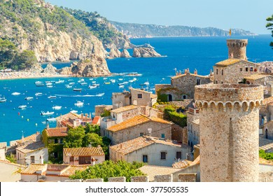 Tossa de Mar, Costa Brava, Spain. - Shutterstock ID 377505535
