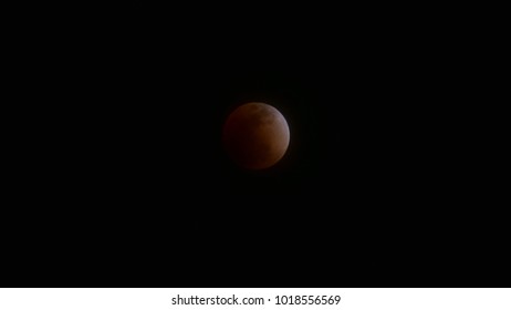 Total Lunar Eclipse of Super Blue Moon on January 31, 2018 in Korea