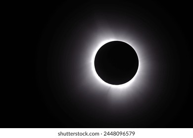 Total solar eclipse April 2024 in Ohio, United States - Powered by Shutterstock