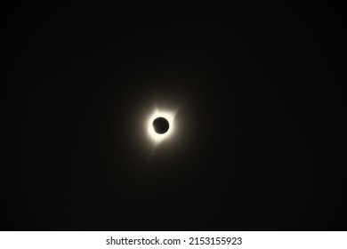 Total Solar Eclipse. The Moment Before The Totality