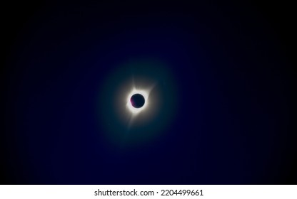 Total Solar Eclipse. The Moment Before The Totality