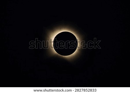 Total solar eclipse that occurred in Spain on August 12, 2026. Coronal glow during totality. Science and astronomy. Study of the universe, the moon, the sun, and the planets.