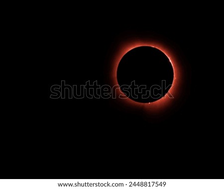 Totality of Solar Eclipse, Echo Bluff State Park, Eminence, Missouri