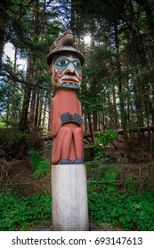 Totem Pole In Ketchikan Alaska