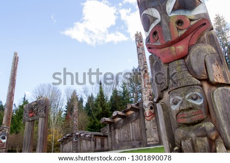 Totem Pole at the Museum of Anthropology.